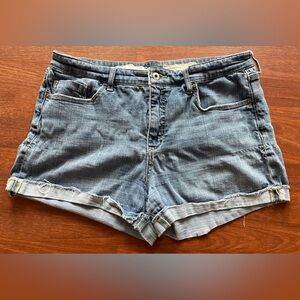 Pilcro and the Letterpress Slim Boyfriend Denim Shorts